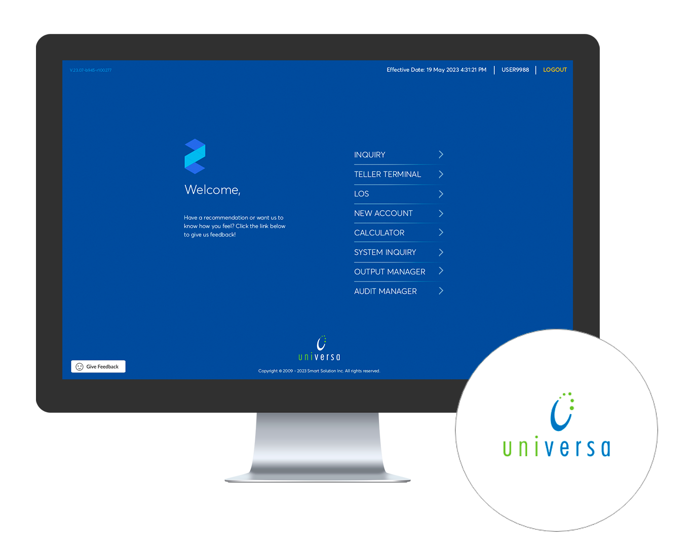 Ss Universa Desktop Screen Logo